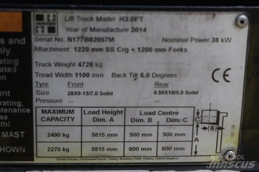 Hyster H3.0FT Gasstapler