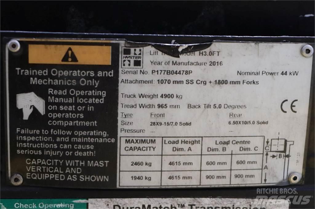 Hyster H3.0FT Gasstapler