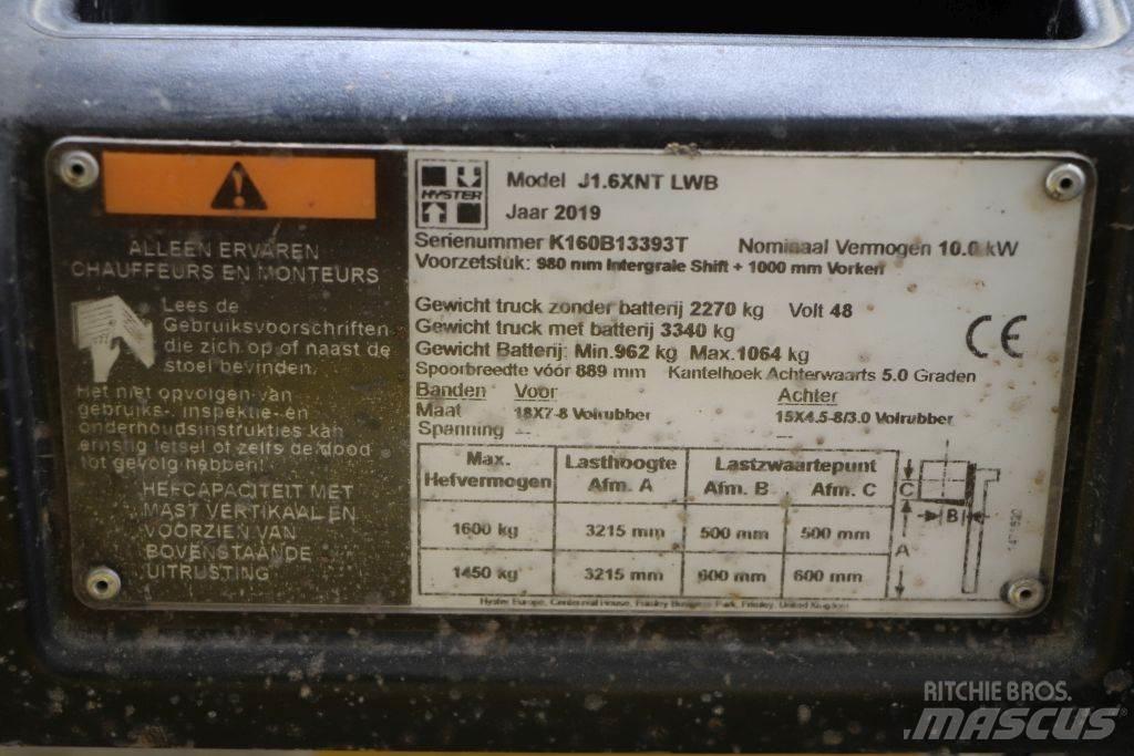 Hyster J1.6XNT Elektrostapler