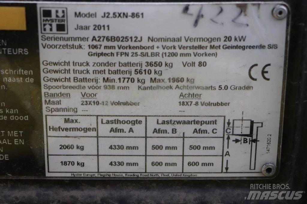 Hyster J2.5XN Elektrostapler