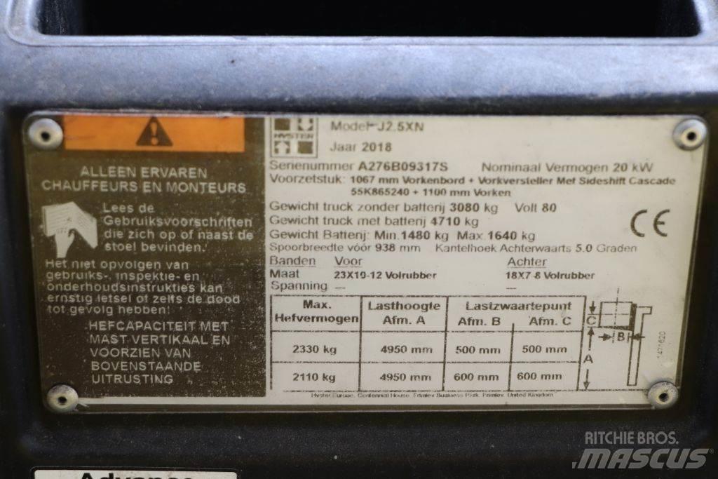 Hyster J2.5XN Elektrostapler