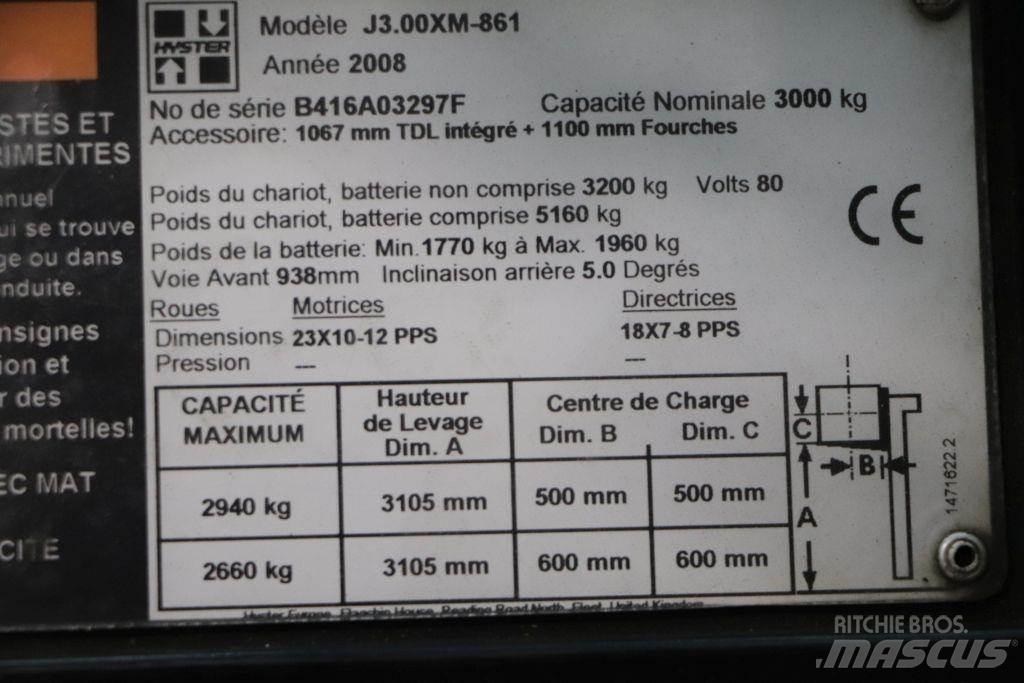 Hyster J3.00XM Elektrostapler