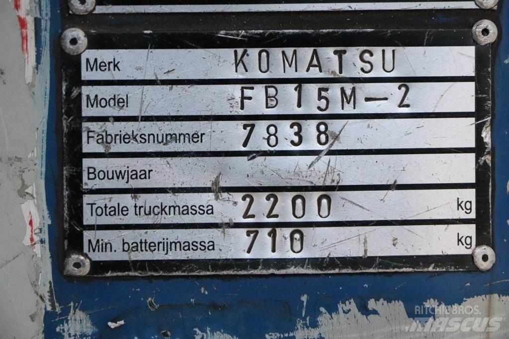 Komatsu FB15M-2 Elektrostapler