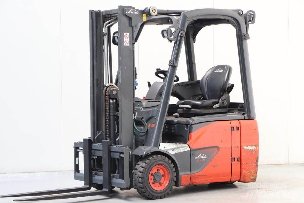 Linde E16C-02 Elektrostapler