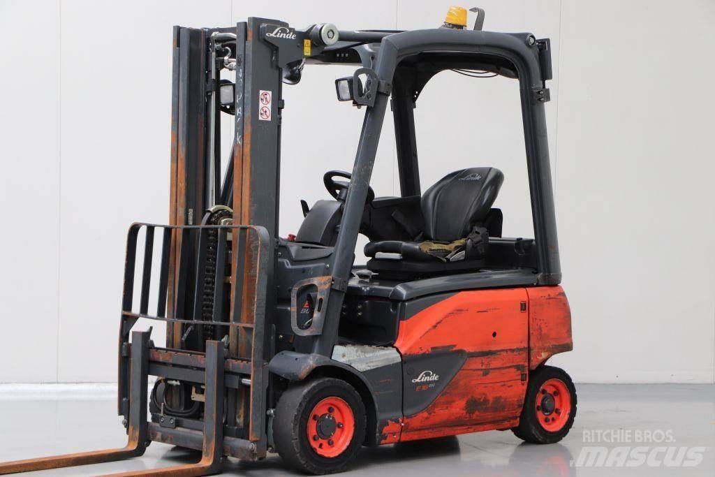 Linde E16P-02 Elektrostapler