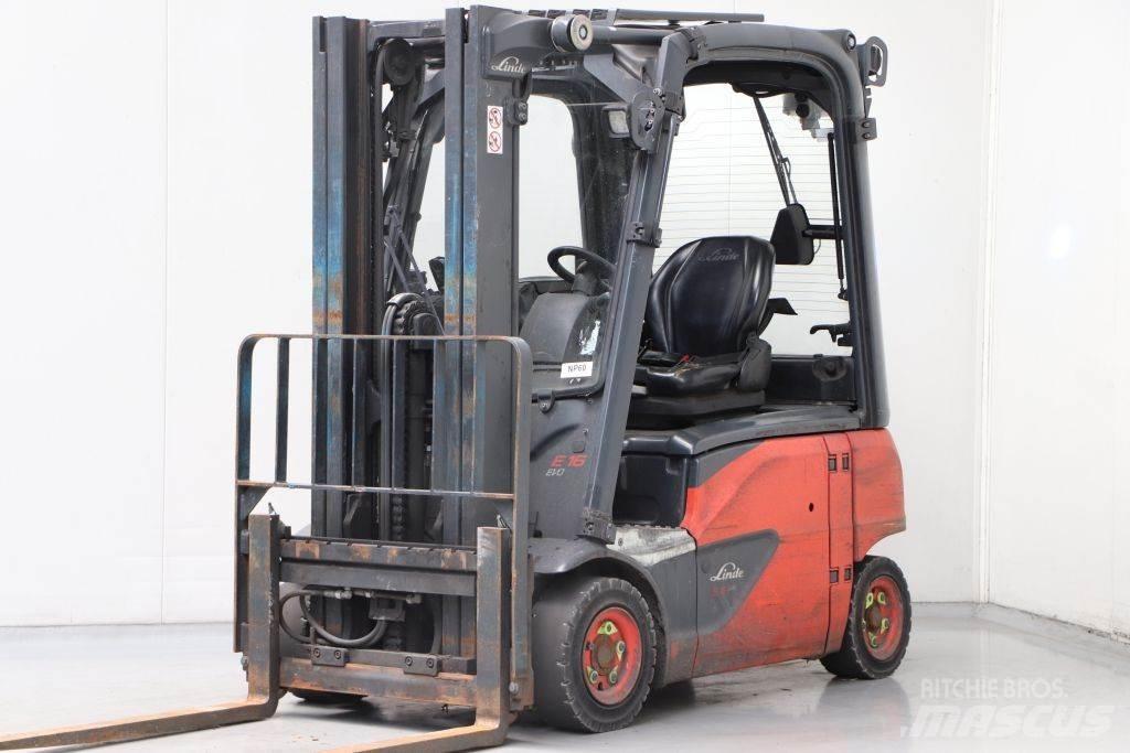 Linde E16P-02 Elektrostapler