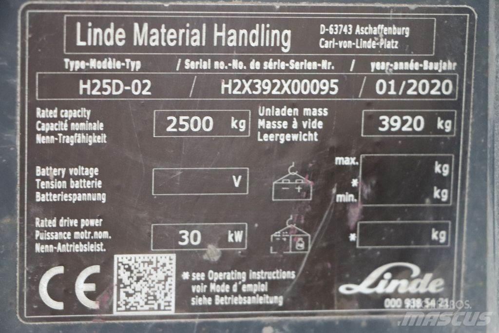 Linde H25D-02 Dieselstapler