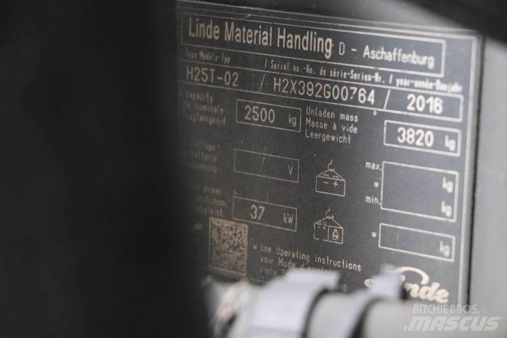 Linde H25T-02 Gasstapler