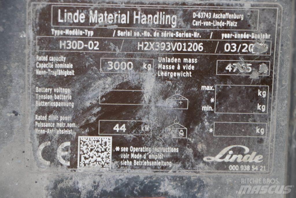 Linde H30D-02 Dieselstapler