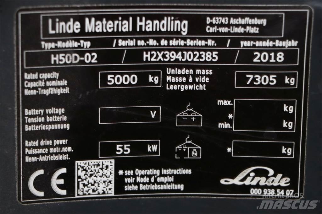 Linde H50D-02 Dieselstapler