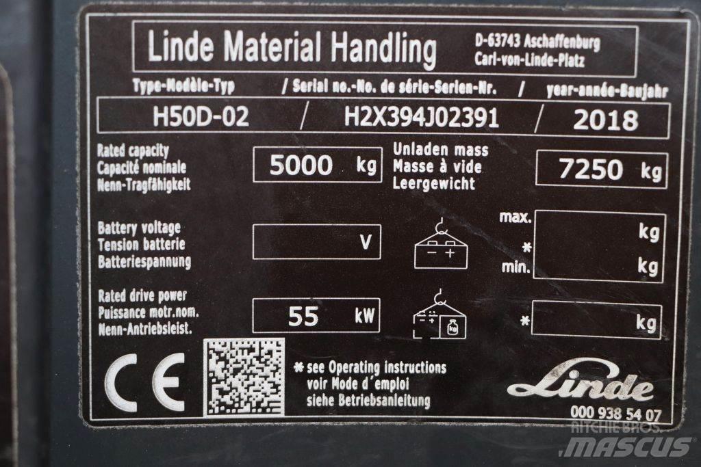 Linde H50D-02 Dieselstapler