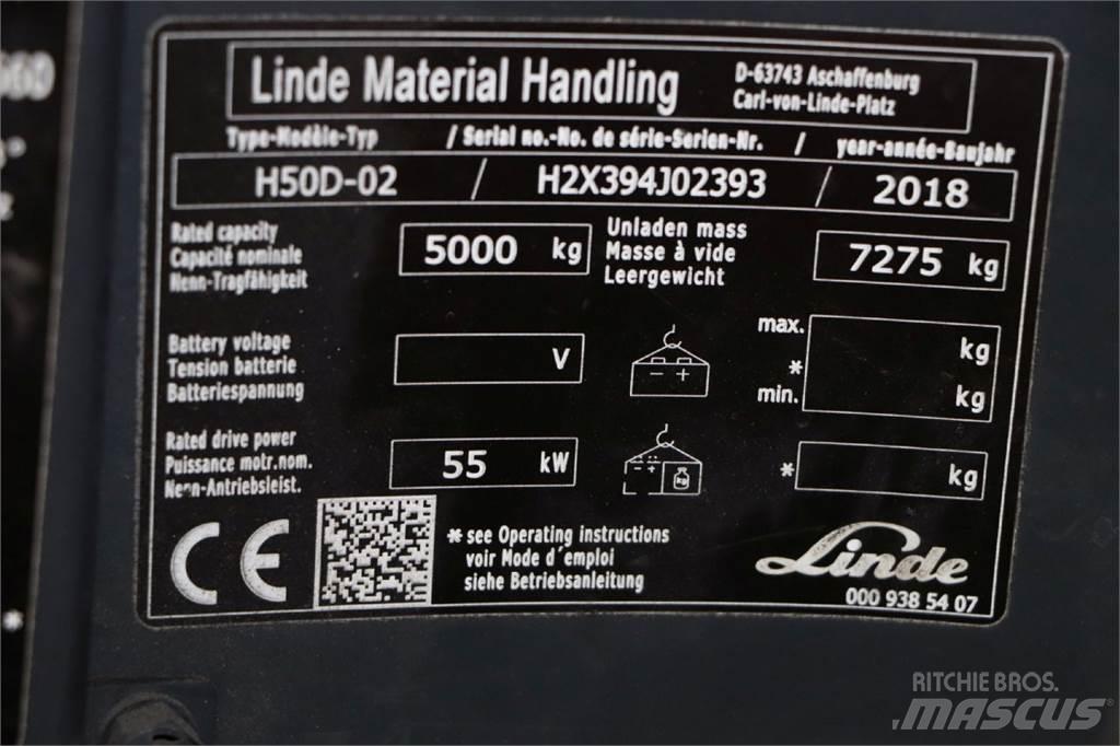 Linde H50D-02 Dieselstapler