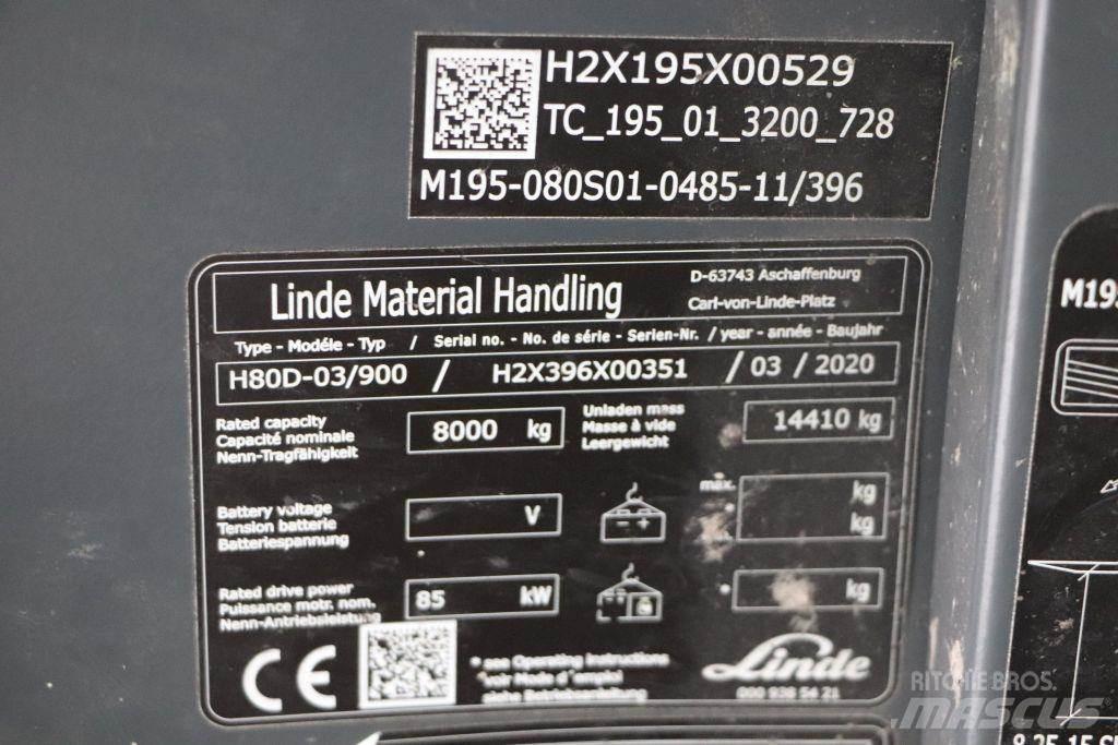 Linde H80D-03/900 Dieselstapler