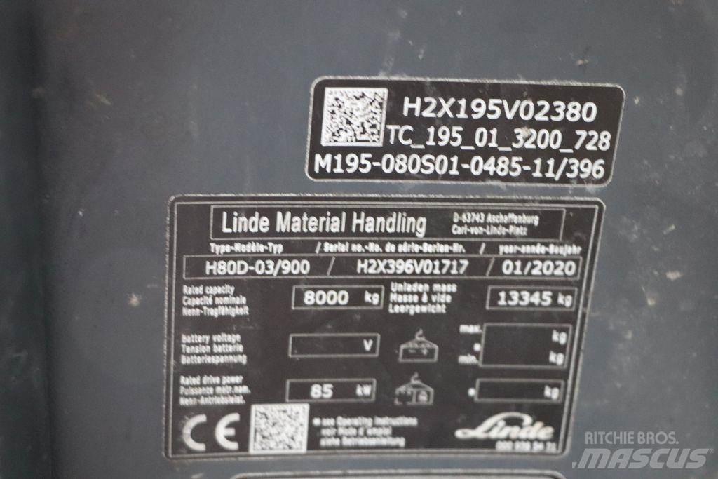 Linde H80D-03/900 Dieselstapler