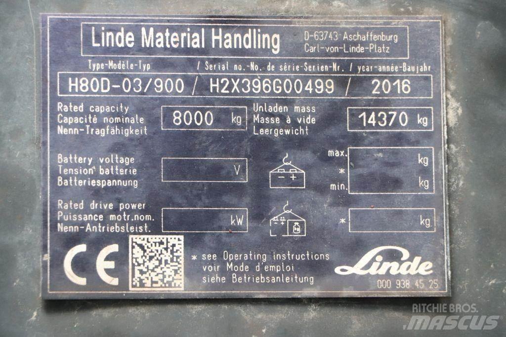 Linde H80D-03/900 Dieselstapler