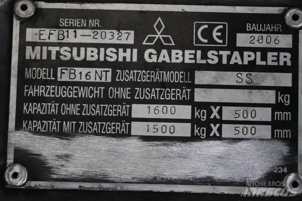 Mitsubishi FB16NT Elektrostapler