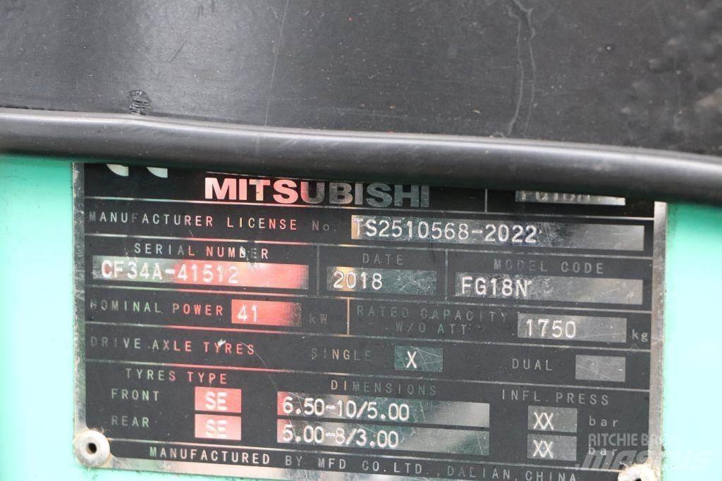 Mitsubishi FG18NT Gasstapler