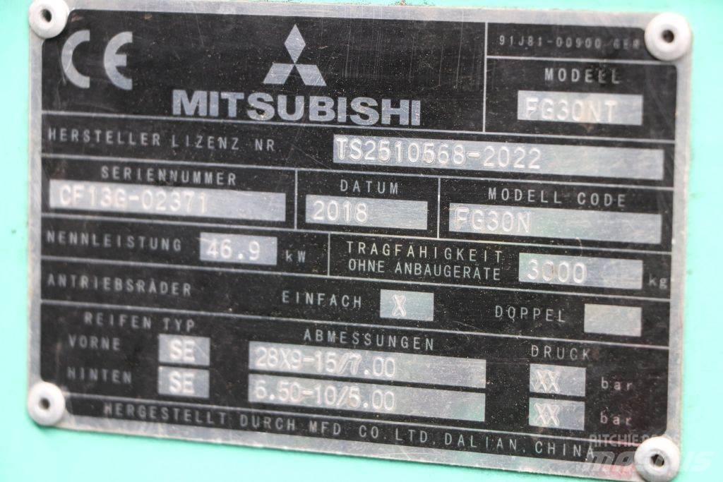 Mitsubishi FG30NT Gasstapler
