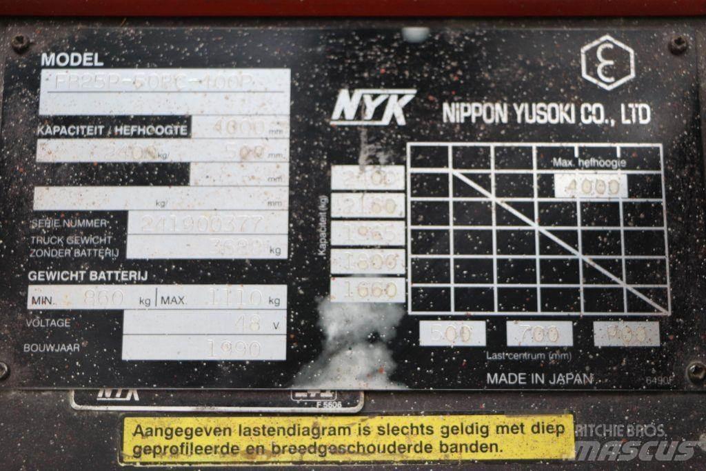 Nichiyu FB25P Elektrostapler