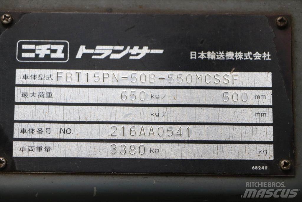 Nichiyu FBT15PN Elektrostapler