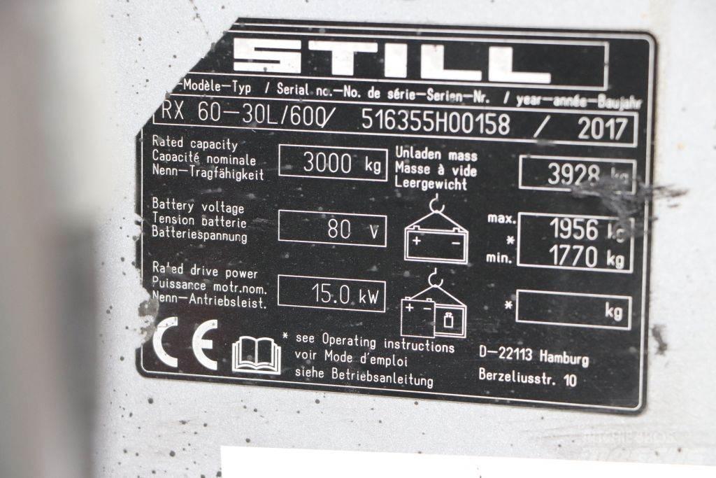 Still RX60-30L/600 Elektrostapler