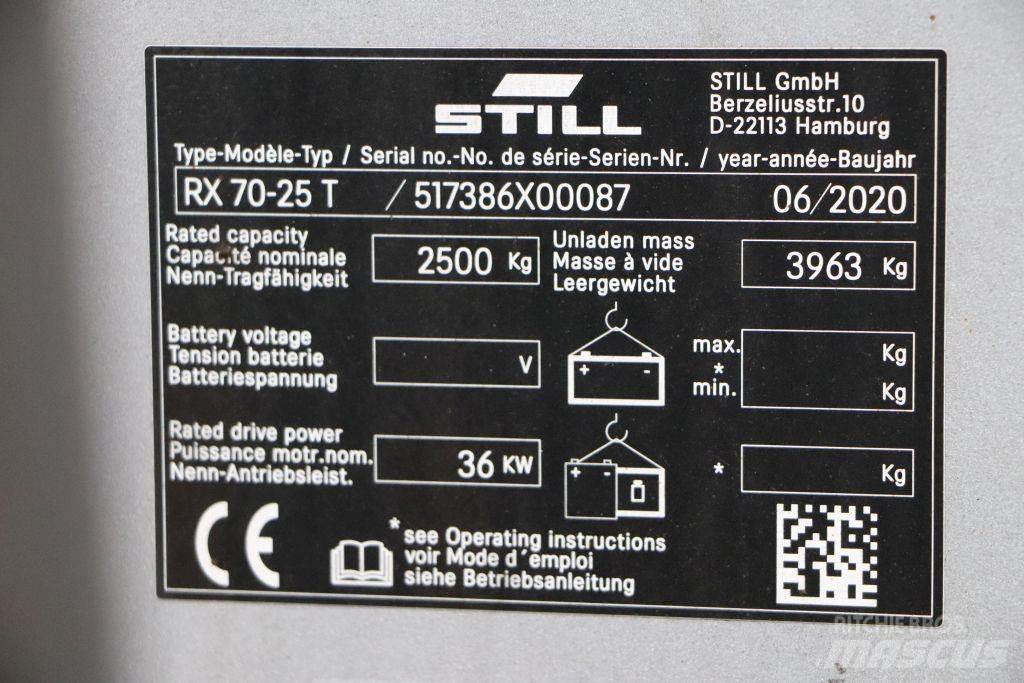 Still RX70-25T Gasstapler