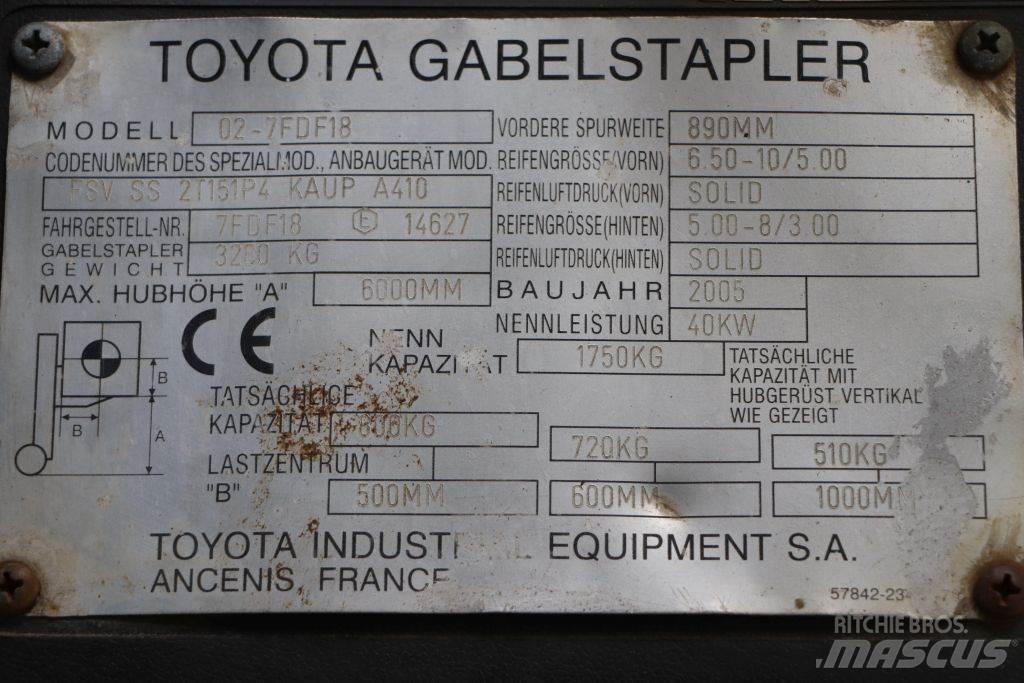 Toyota 02-7FDF18 Dieselstapler