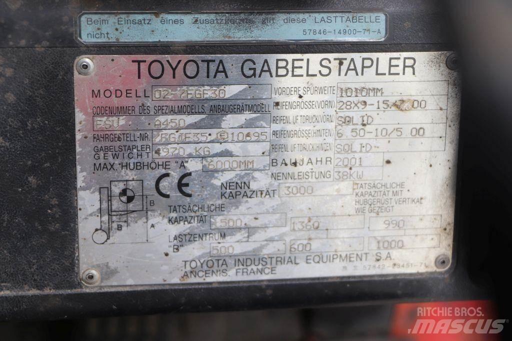 Toyota 02-7FGF30 Gasstapler