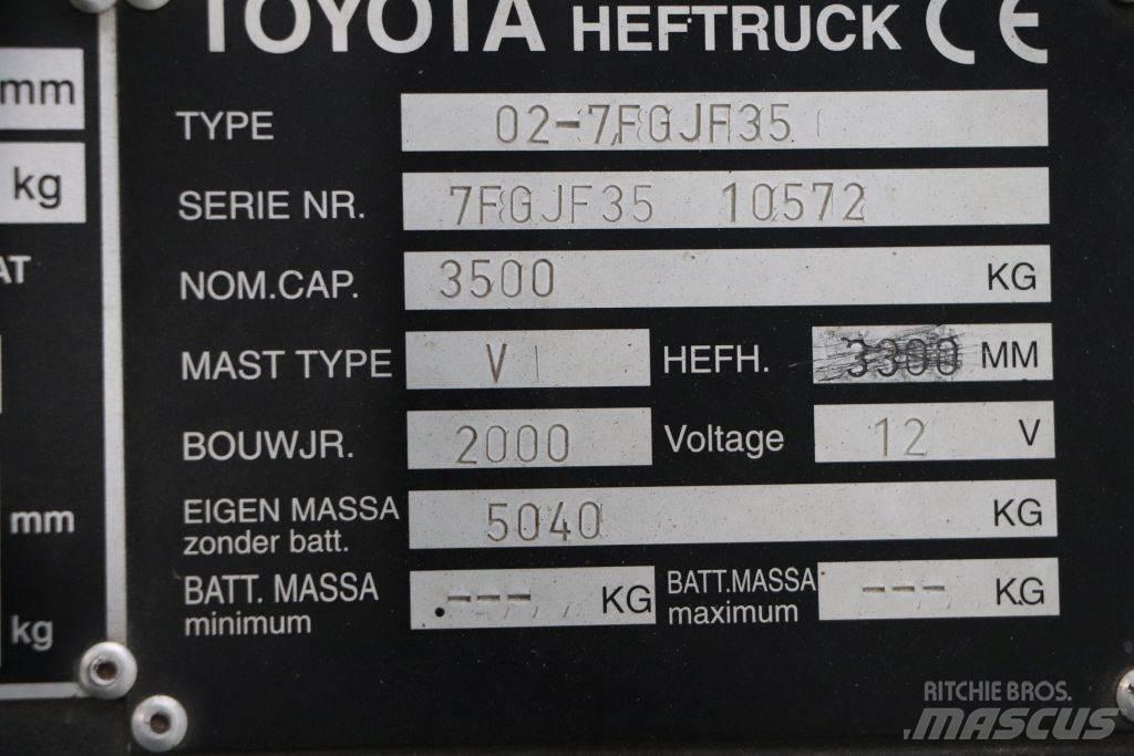 Toyota 02-7FGJF35 Gasstapler
