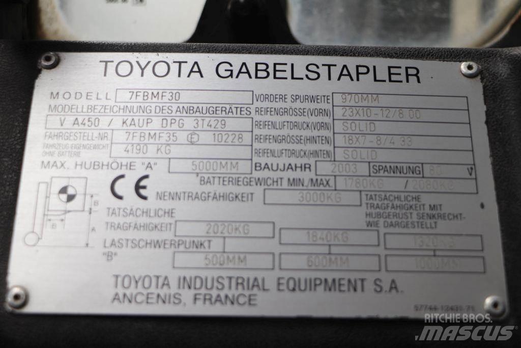 Toyota 7FBMF30 Elektrostapler