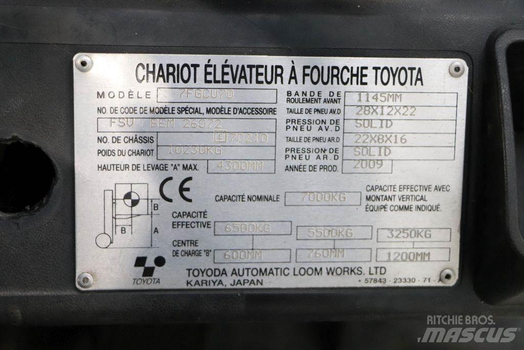 Toyota 7FGCU70 Gasstapler