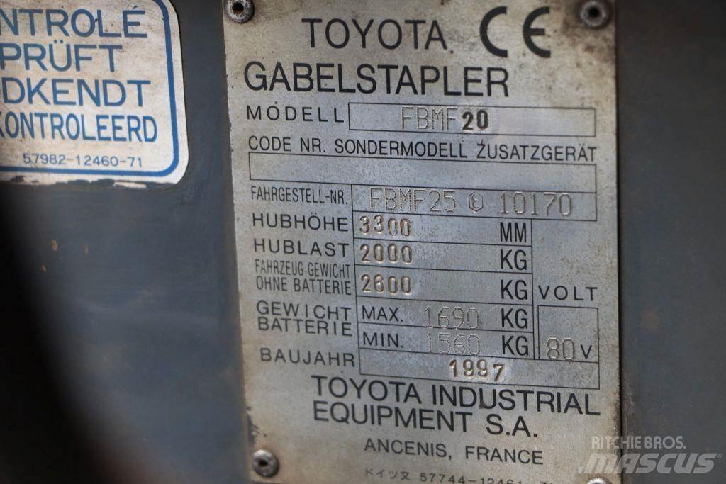 Toyota FBMF20 Elektrostapler