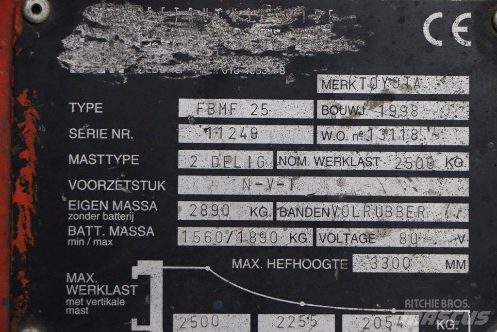 Toyota FBMF25 Elektrostapler