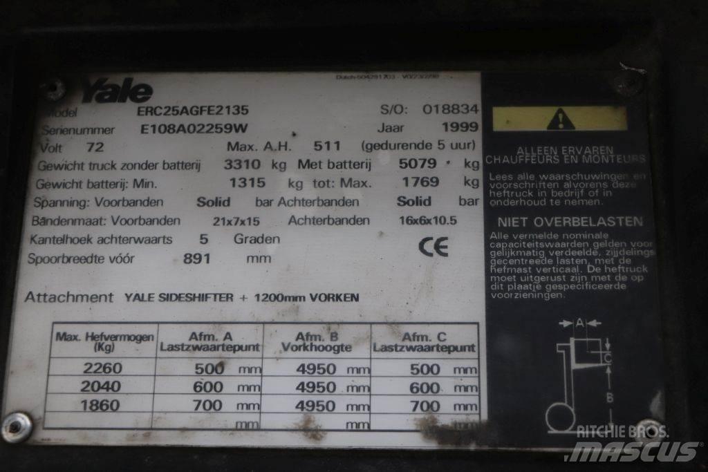 Yale ERC25AGF Elektrostapler