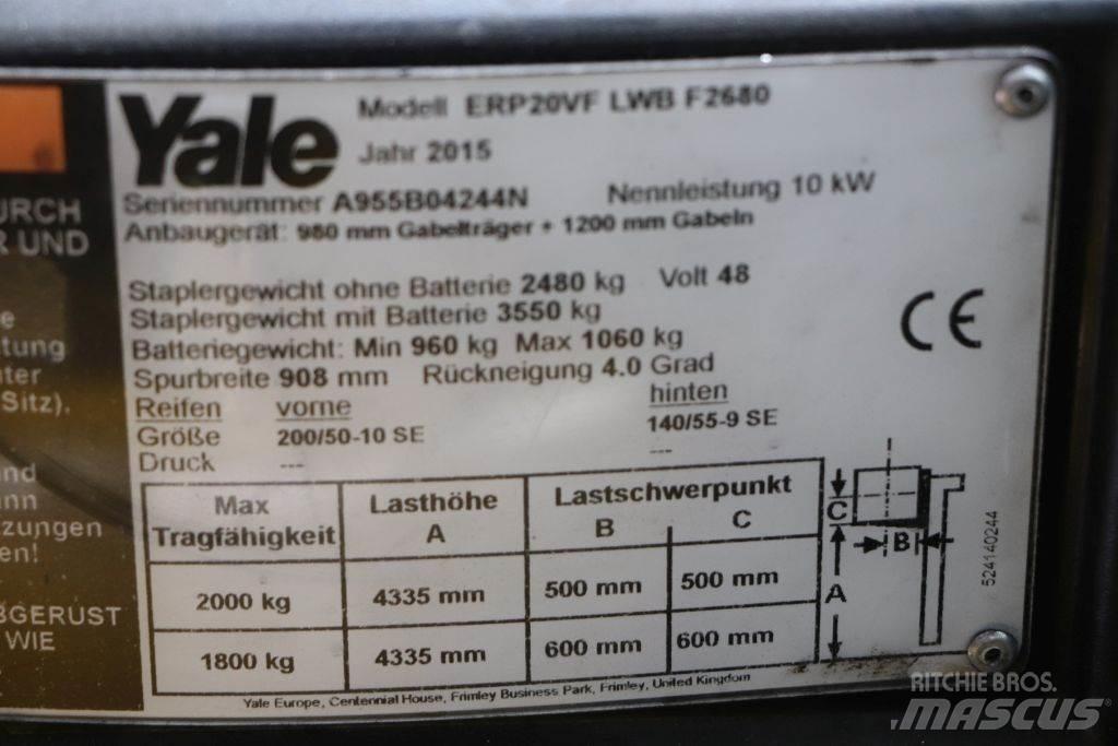 Yale ERP20VF Elektrostapler