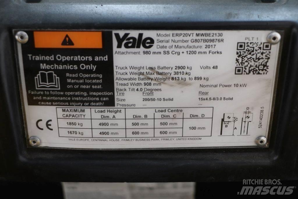 Yale ERP20VT Elektrostapler