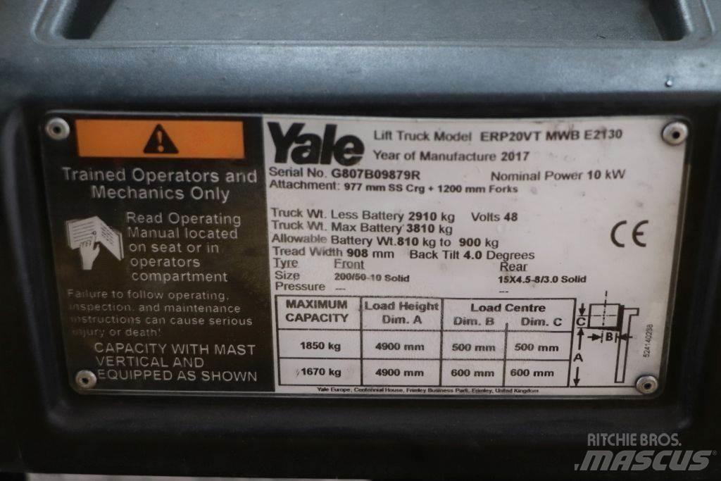 Yale ERP20VT Elektrostapler