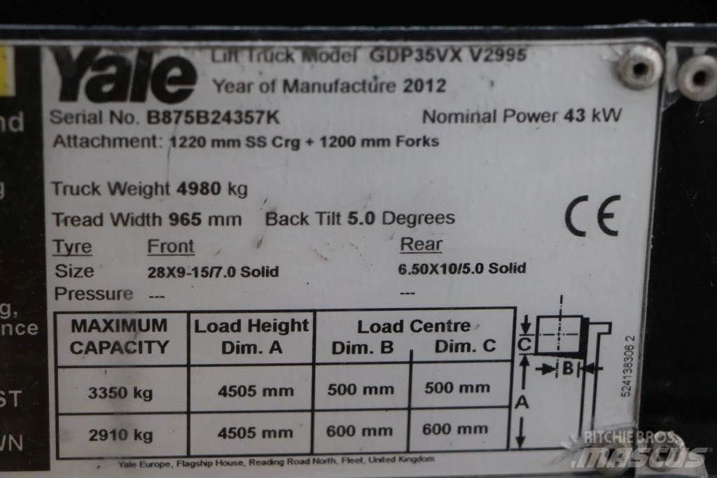 Yale GDP35VX Dieselstapler