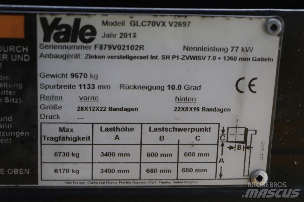 Yale GLC70VX Gasstapler