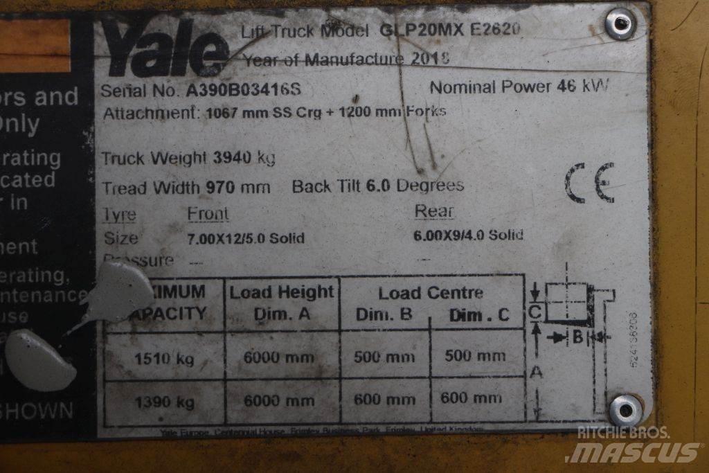 Yale GLP20MX Gasstapler