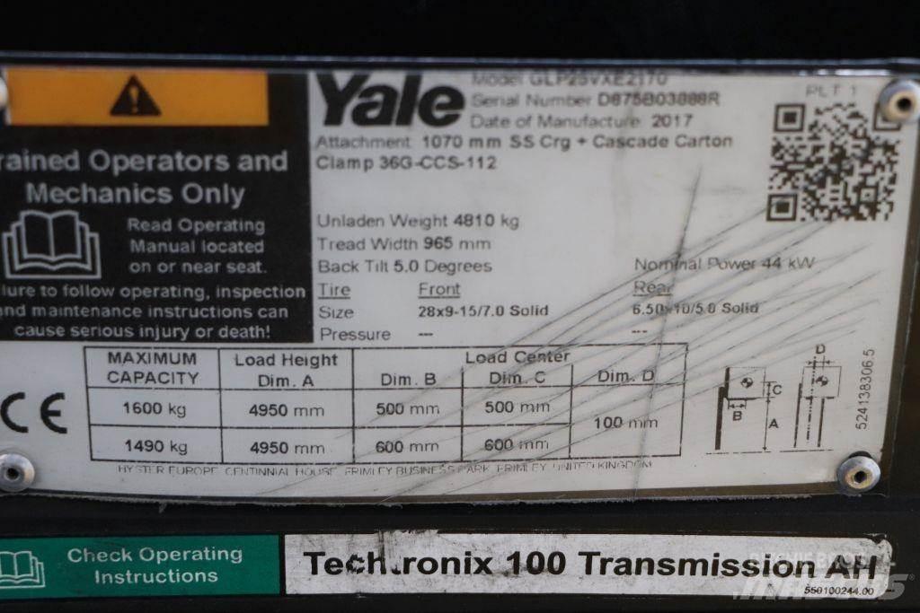 Yale GLP25VX Gasstapler