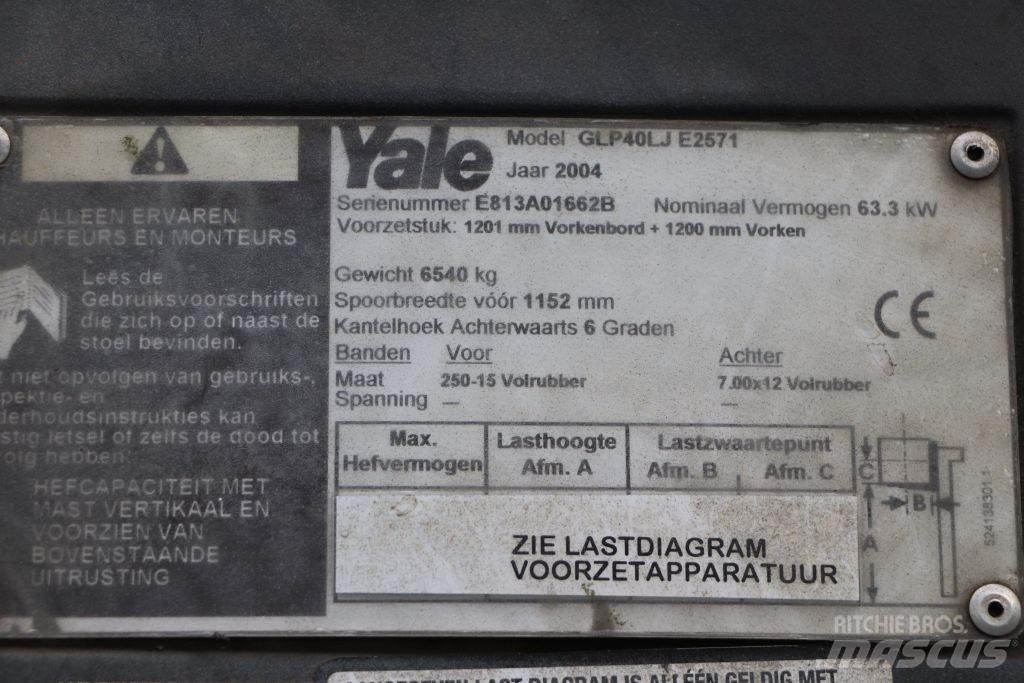 Yale GLP40LJ Gasstapler