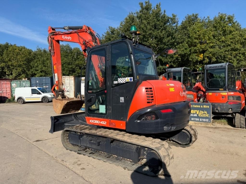 Kubota KX 080-4a2 Midibagger  7t - 12t
