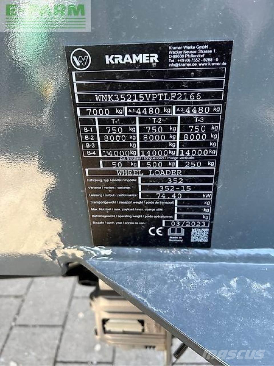 Kramer kl35.8t Teleskoplader für Landwirtschaft