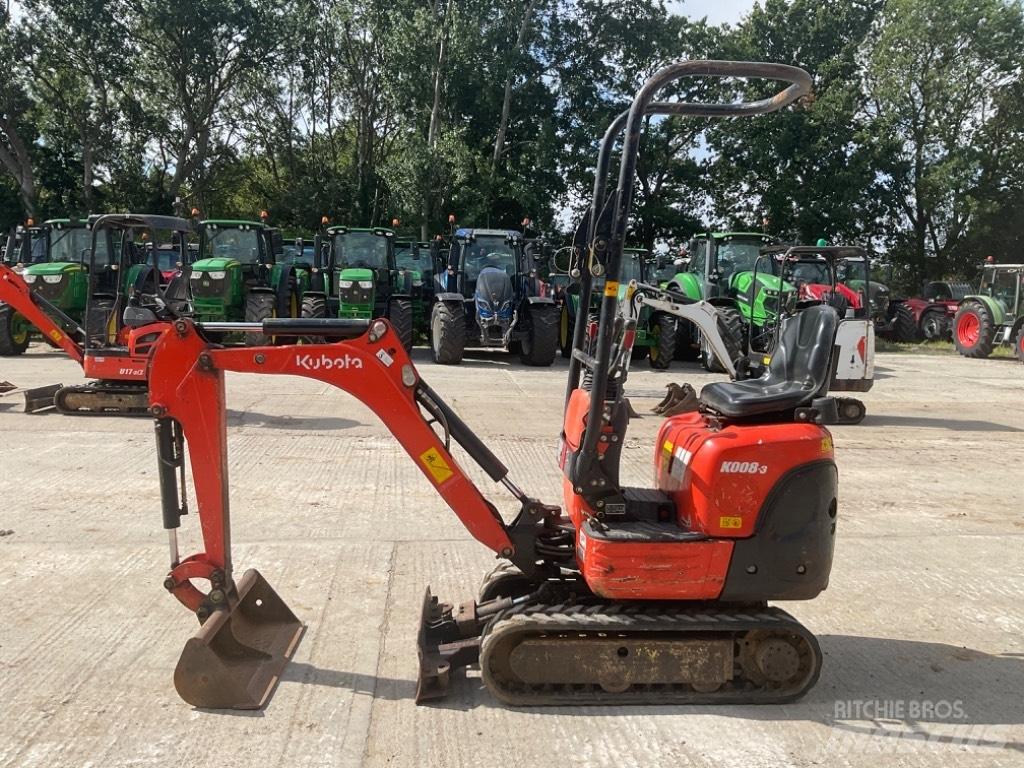 Kubota K 008-3 Minibagger < 7t