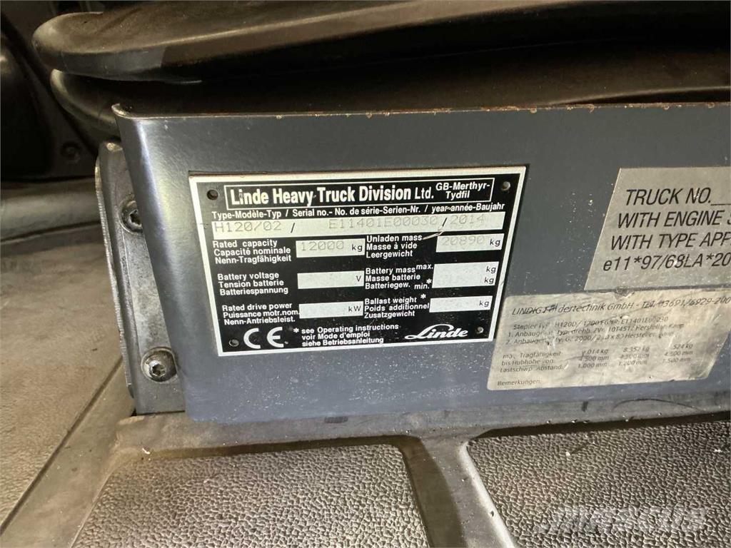 Linde H120D/1200 Dieselstapler