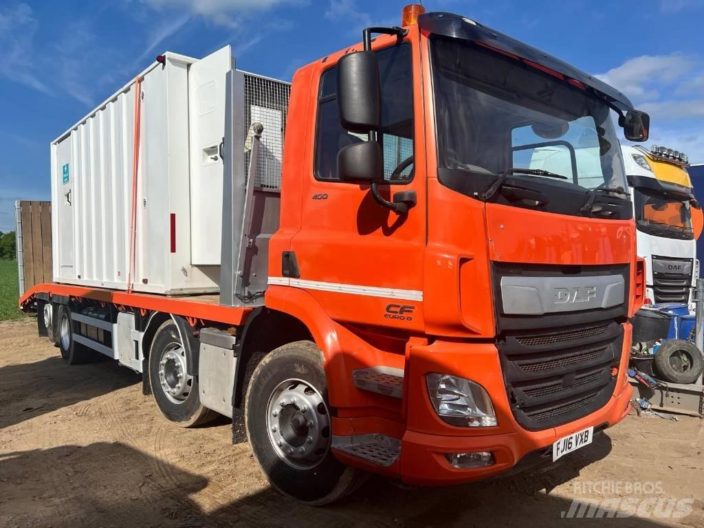 DAF CF 400 Pritschenwagen mit Seilwinde