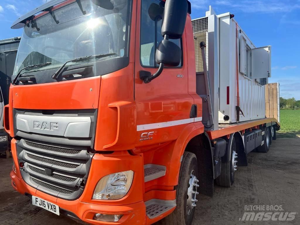 DAF CF 400 Pritschenwagen mit Seilwinde