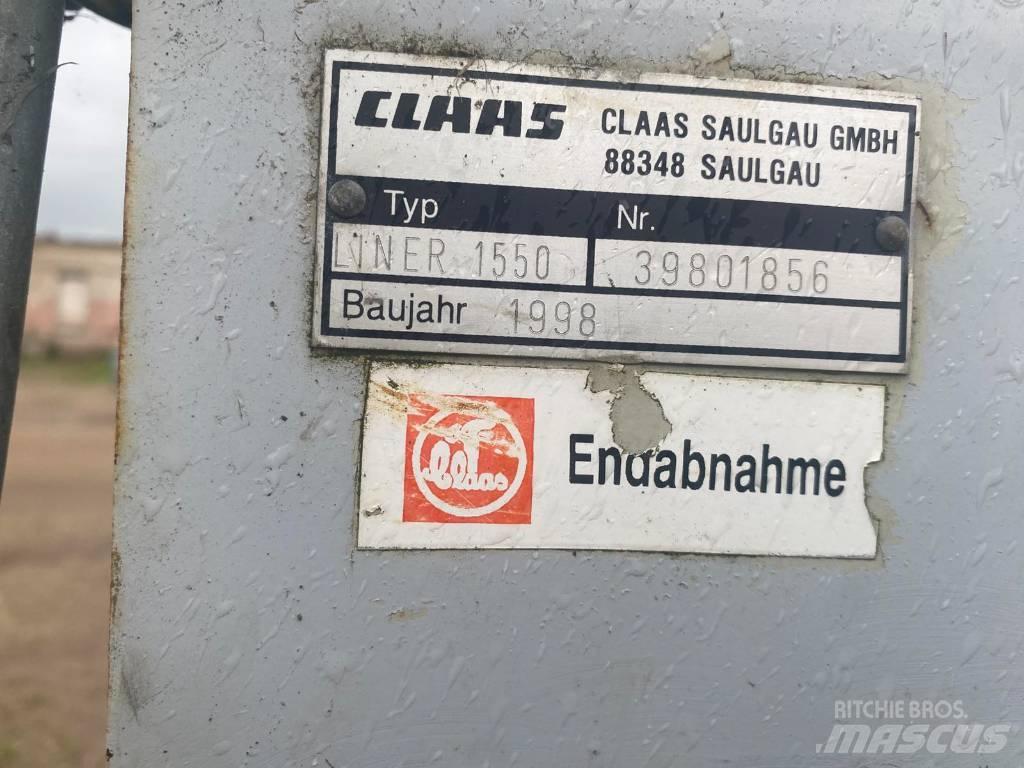 CLAAS Liner 1550 Kreiselheuer/-wender