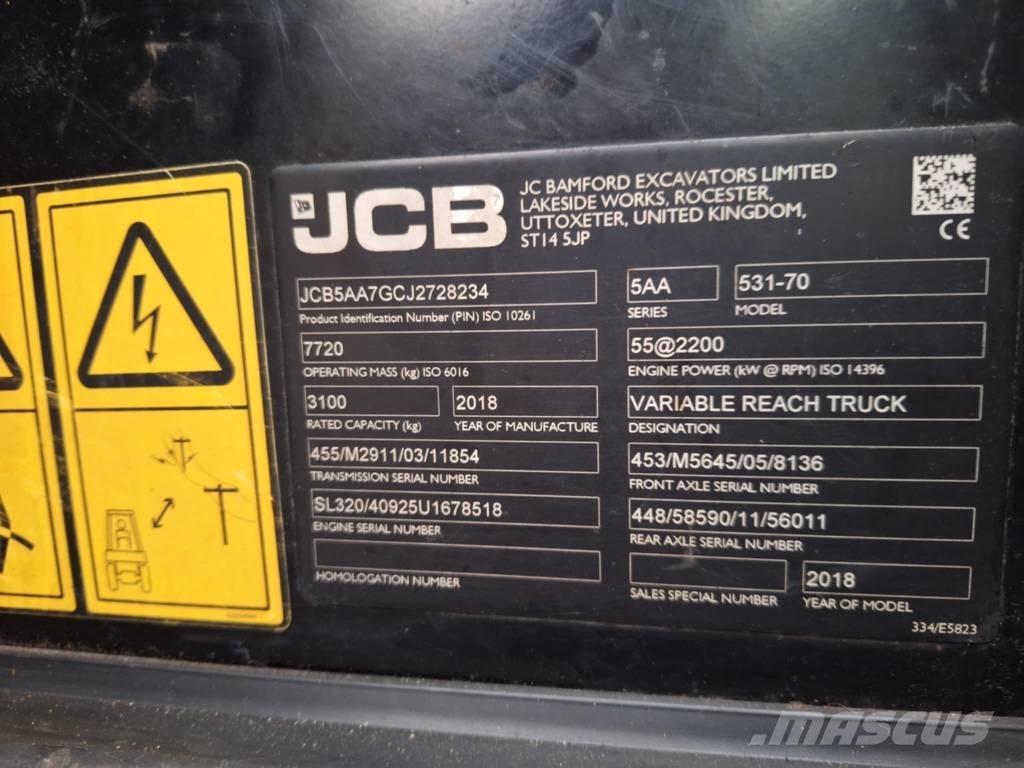 JCB 531-70 Teleskoplader